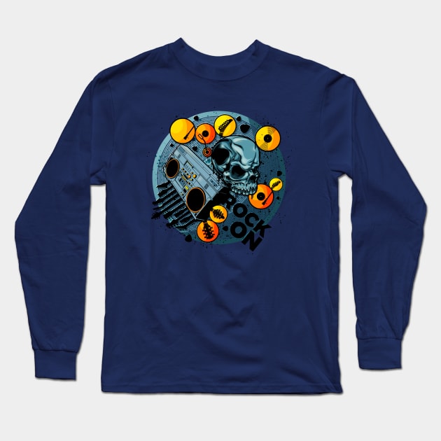 Rock On Long Sleeve T-Shirt by Jarrodjvandenberg